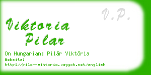 viktoria pilar business card